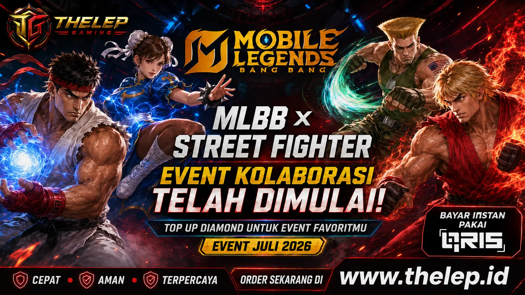 Kolaborasi MLBB × Street Fighter 6: Siapkan Diamond untuk Event Juli