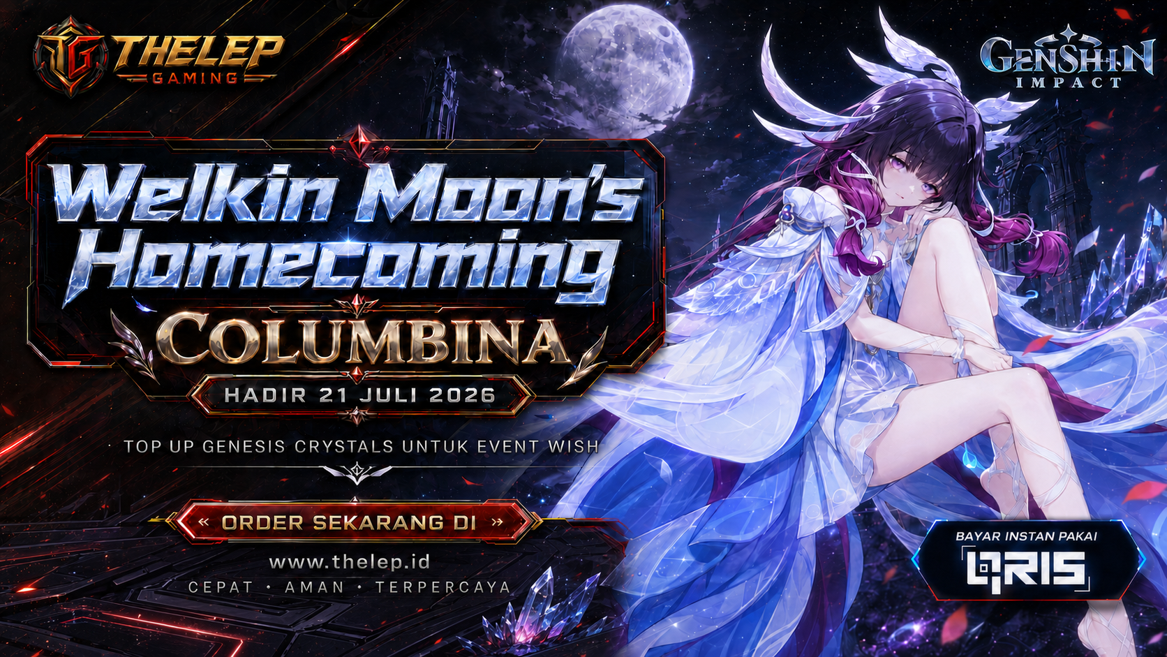 Columbina Genshin Impact Hadir 21 Juli 2026: Panduan Event Wish
